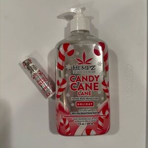 HEMPZ Christmas Holiday Limited Edition Candy Cane Lane moisturizer / balm / NEW
